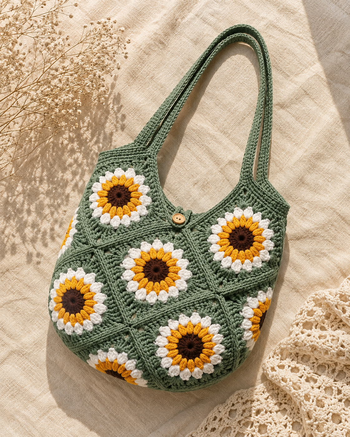 Purple Bag - Sunflower