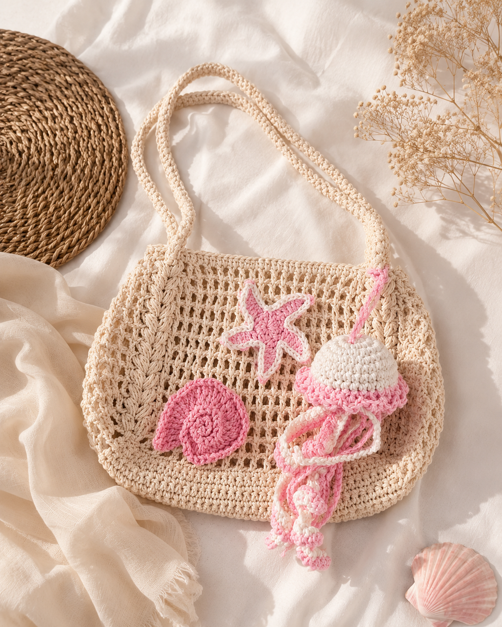 Beige & Pink