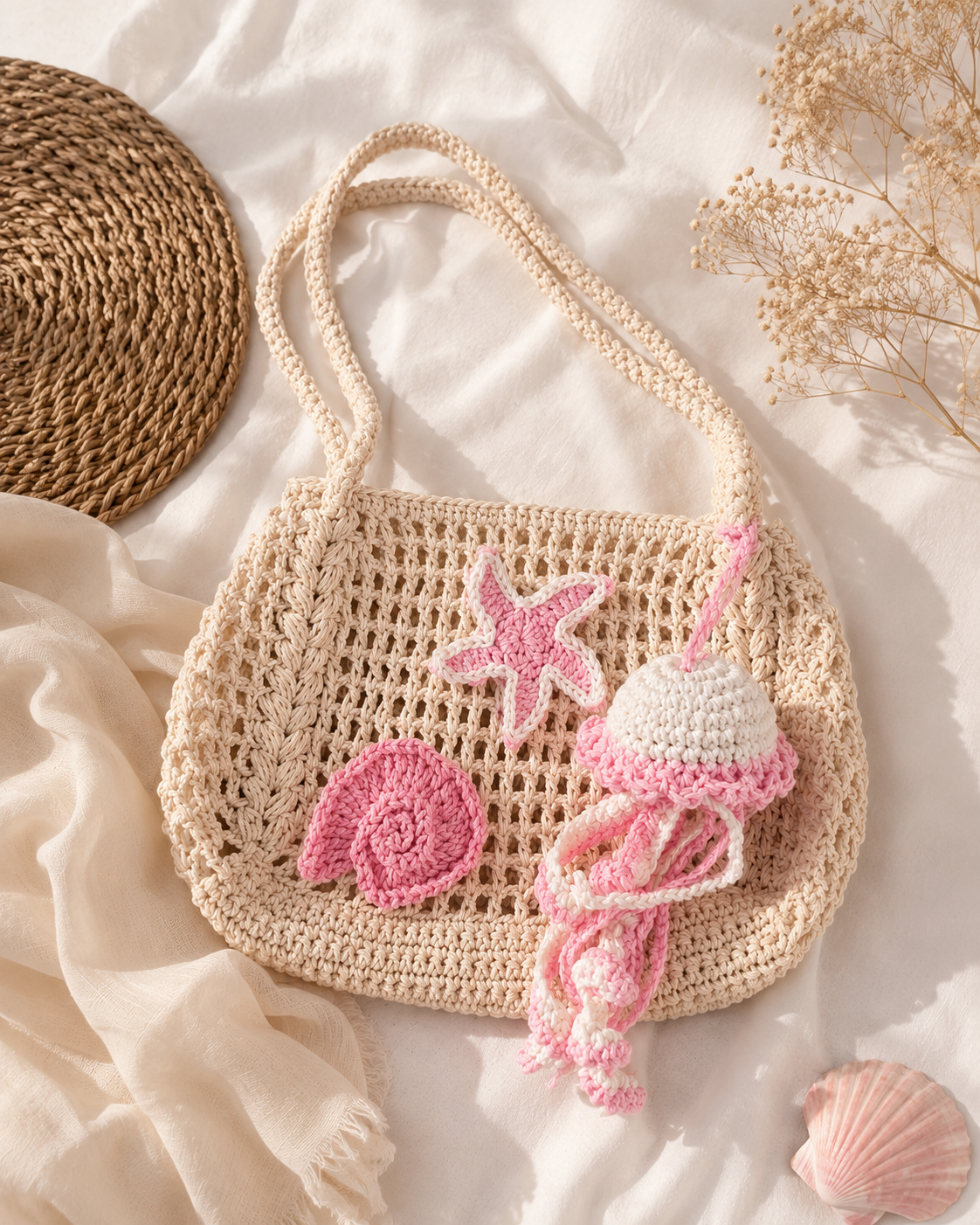 Beige & Pink