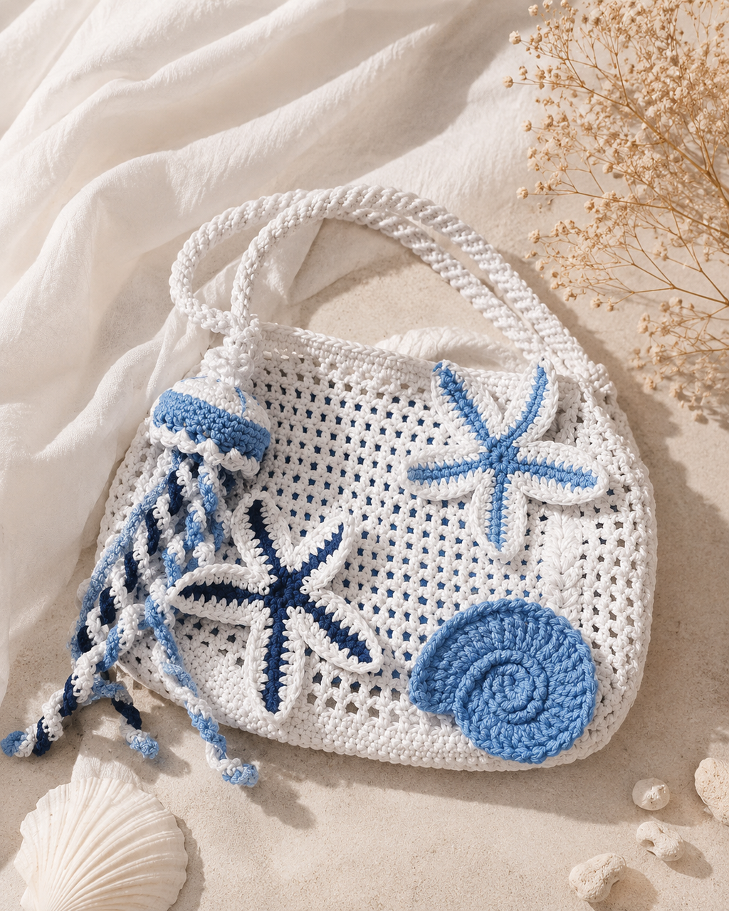 White & Blue