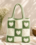 Green Hearts Tote