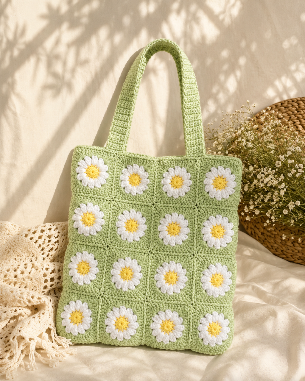 Daisy Tote - Green