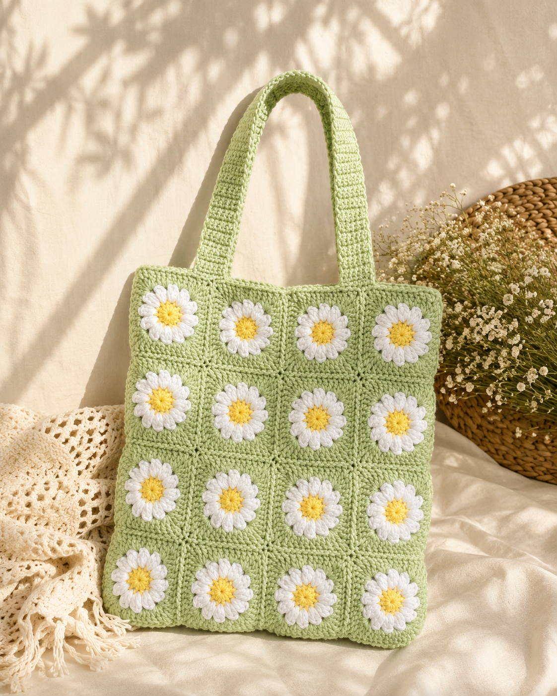 Daisy Tote - Green
