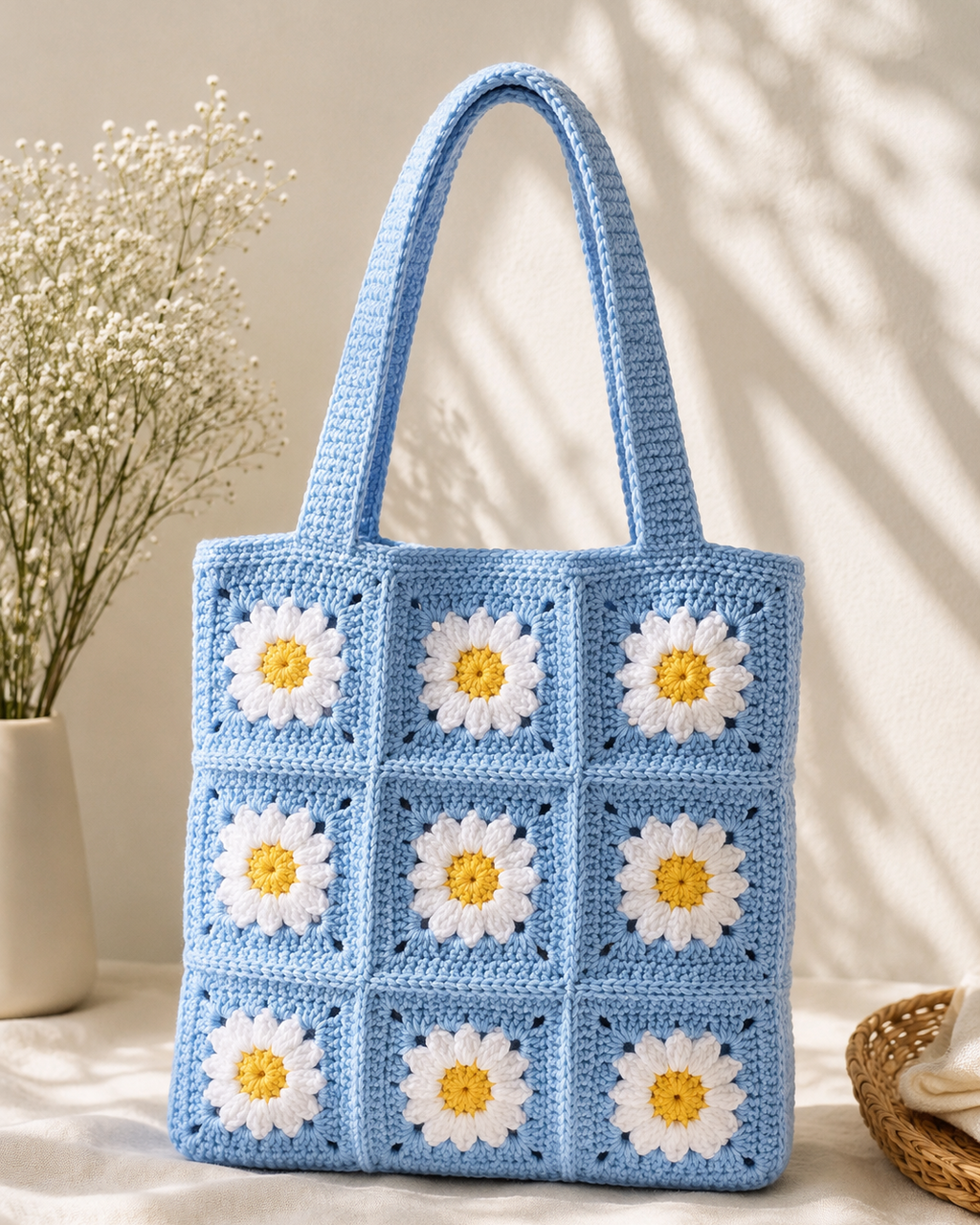 Daisy Tote - Blue