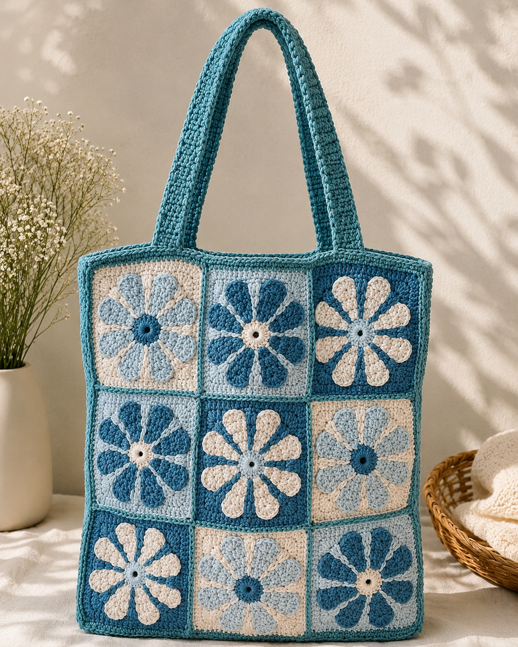 Blue tote