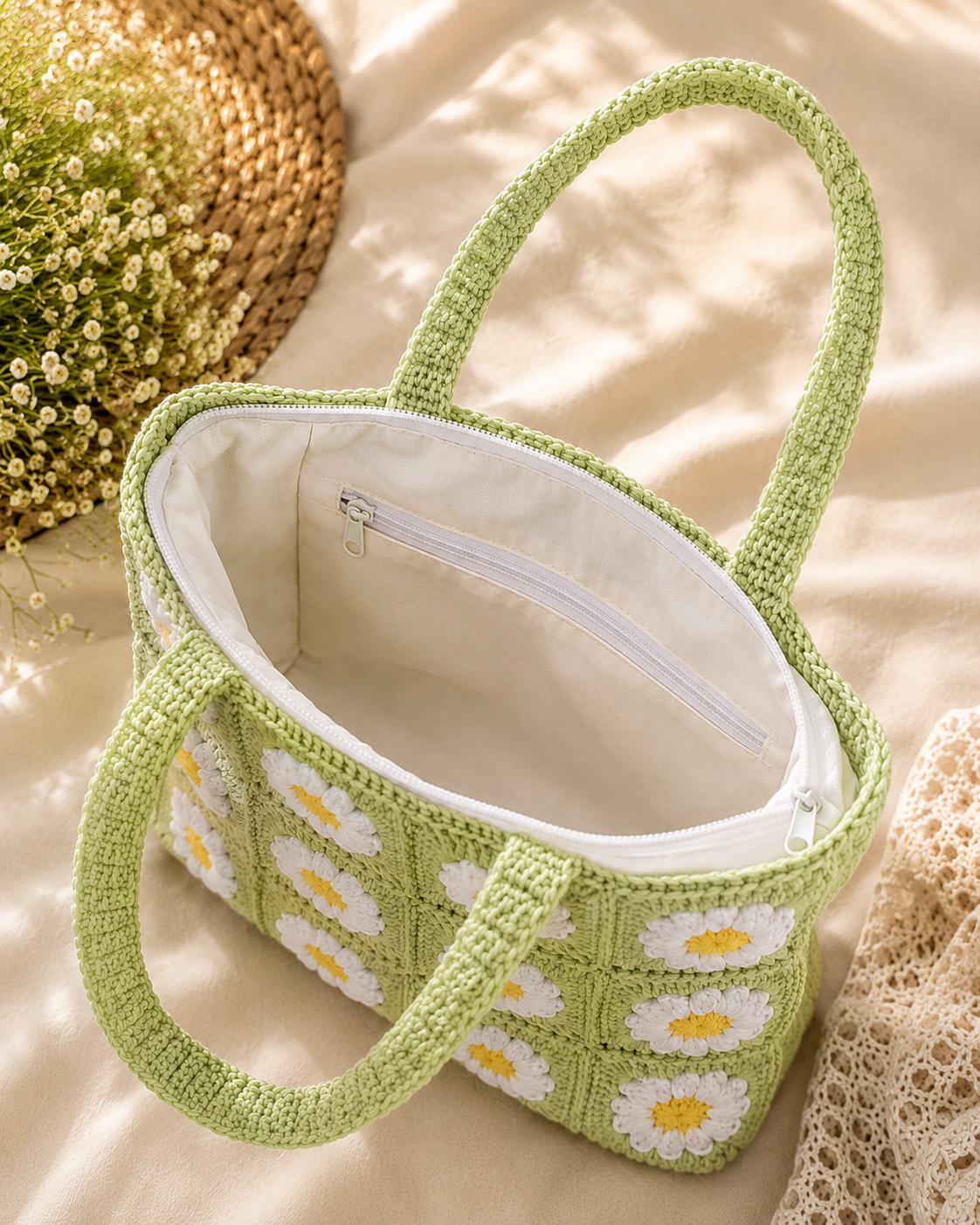 Daisy Tote - Green