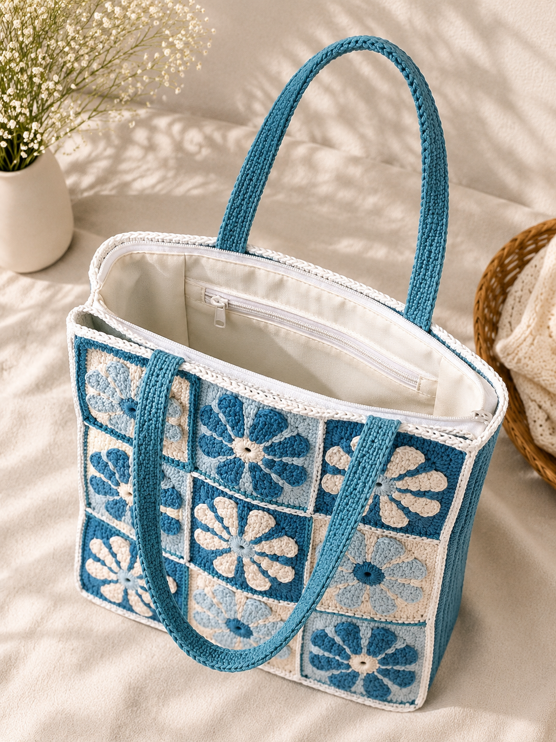 Blue tote